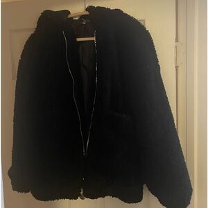 Hello Kitty x Dolls Kill Teddy Coat Jacket Oversized